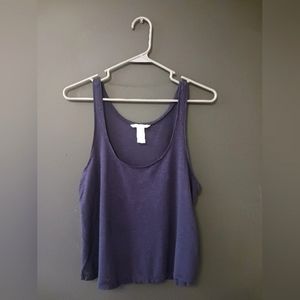 BASIC XS WOMEN'S DARK BLUE TANK TOP